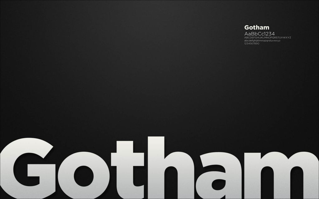 gotham fonts install free